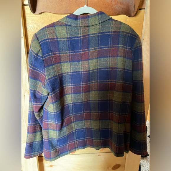 VAN HEUSEN Plaid Jacket - Size 14 - Picture 2 of 4